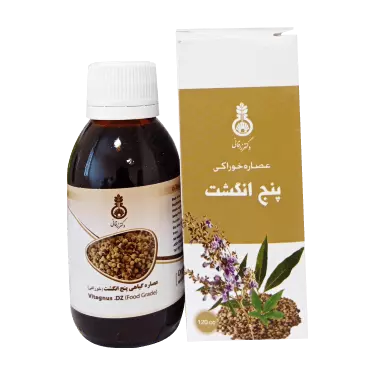عصاره خوراکی پنج انگشت 120 میلی لیتر دکتر زرقانی